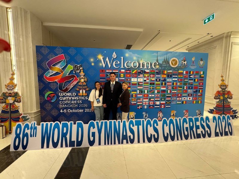Делегация федерации участвует в 86-м Конгрессе World Gymnastics в Бангкоке